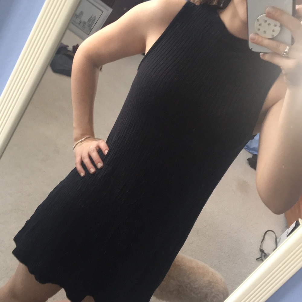 Francesca’s Black Sweater Dress